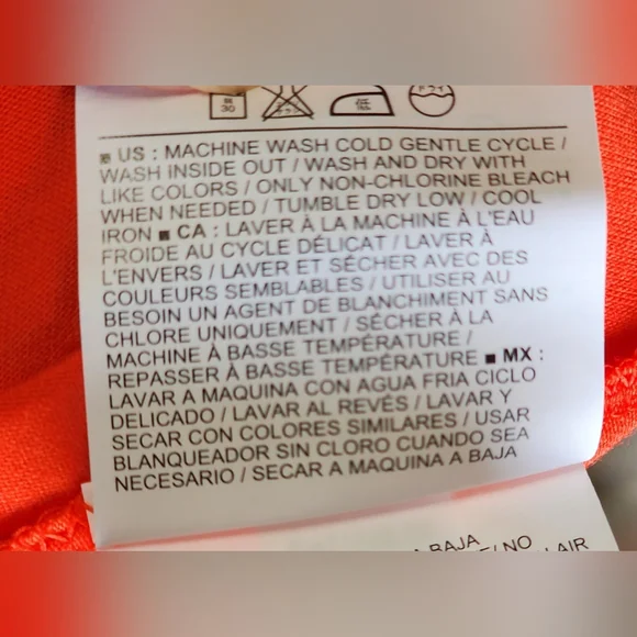 Old Navy Women's Orange Knit Smocked Skirt, Size Small Petite, SP - Picture 9 of 10